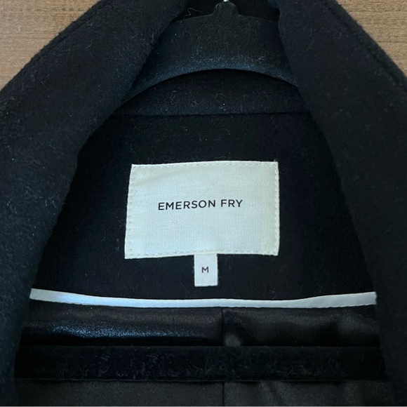 Emerson Fry Layering Jacket Wool/Cashmere Black M - Picture 11 of 14